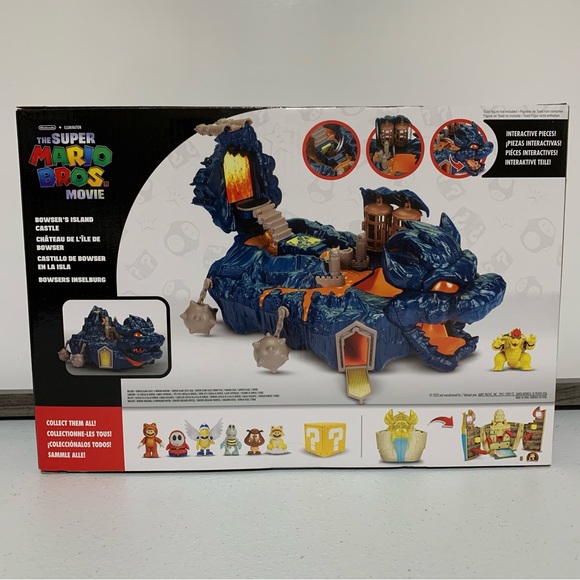 The Super Mario Bros. Movie: Bowser’s Island Castle Playset-NIB - Picture 2 of 10